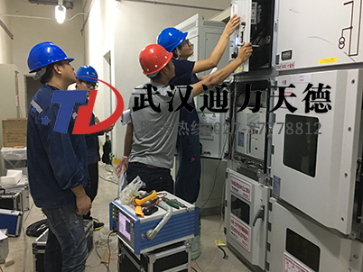 广东深圳南山水木一方微机继电保护试验现场