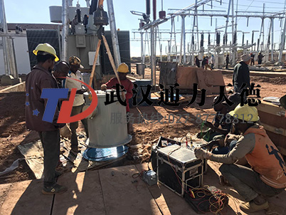 刚果异频抗干扰介质损耗测试仪试验现场